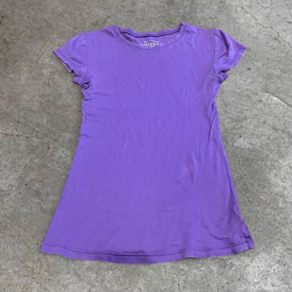 y2k bright purple tight baby tee medium